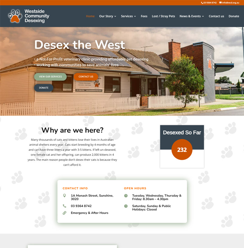 Westside Community Desexing - Home Page