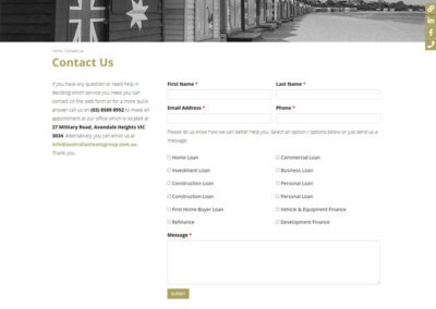 Australian Loans Group - Contact Us Page