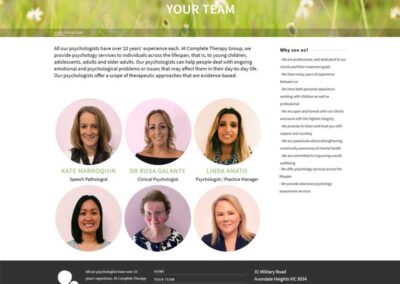 Complete Therapy Group - Team Page