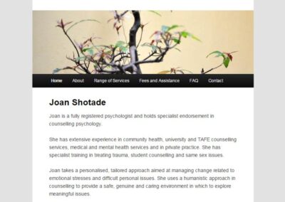 JoanShotade - Home Page