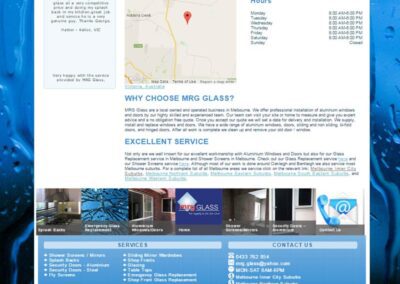 MRG Glass - Contact Us (Bottom) Page