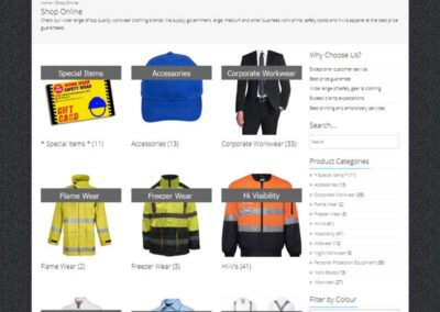 One Stop Workwear - Shop Page