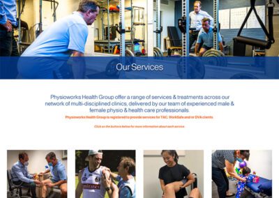 Physioworks Health Group – Our Services Page