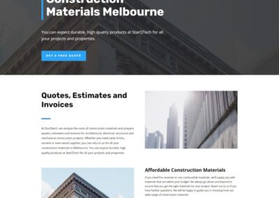 STARQTECH – Construction Materials Page