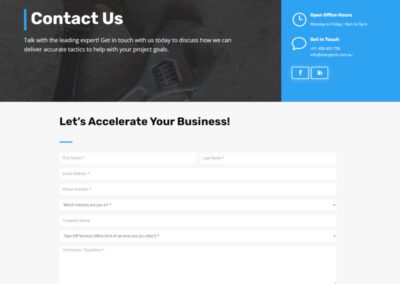 STARQTECH – Contact Us Page